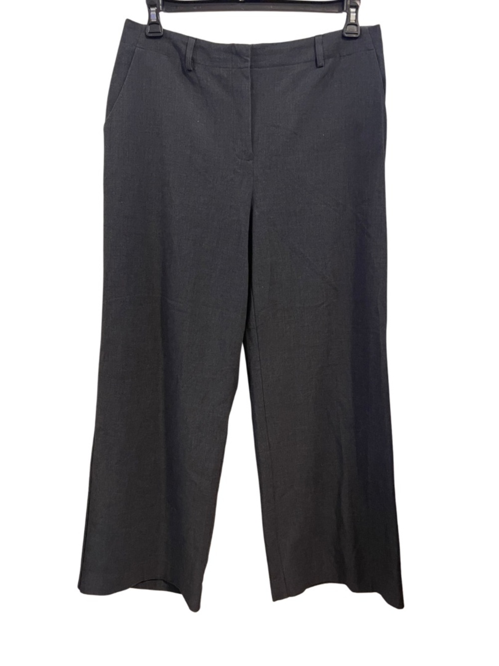 croft & barrow Stretch Wide Leg Dress Pants in Dark Gray
